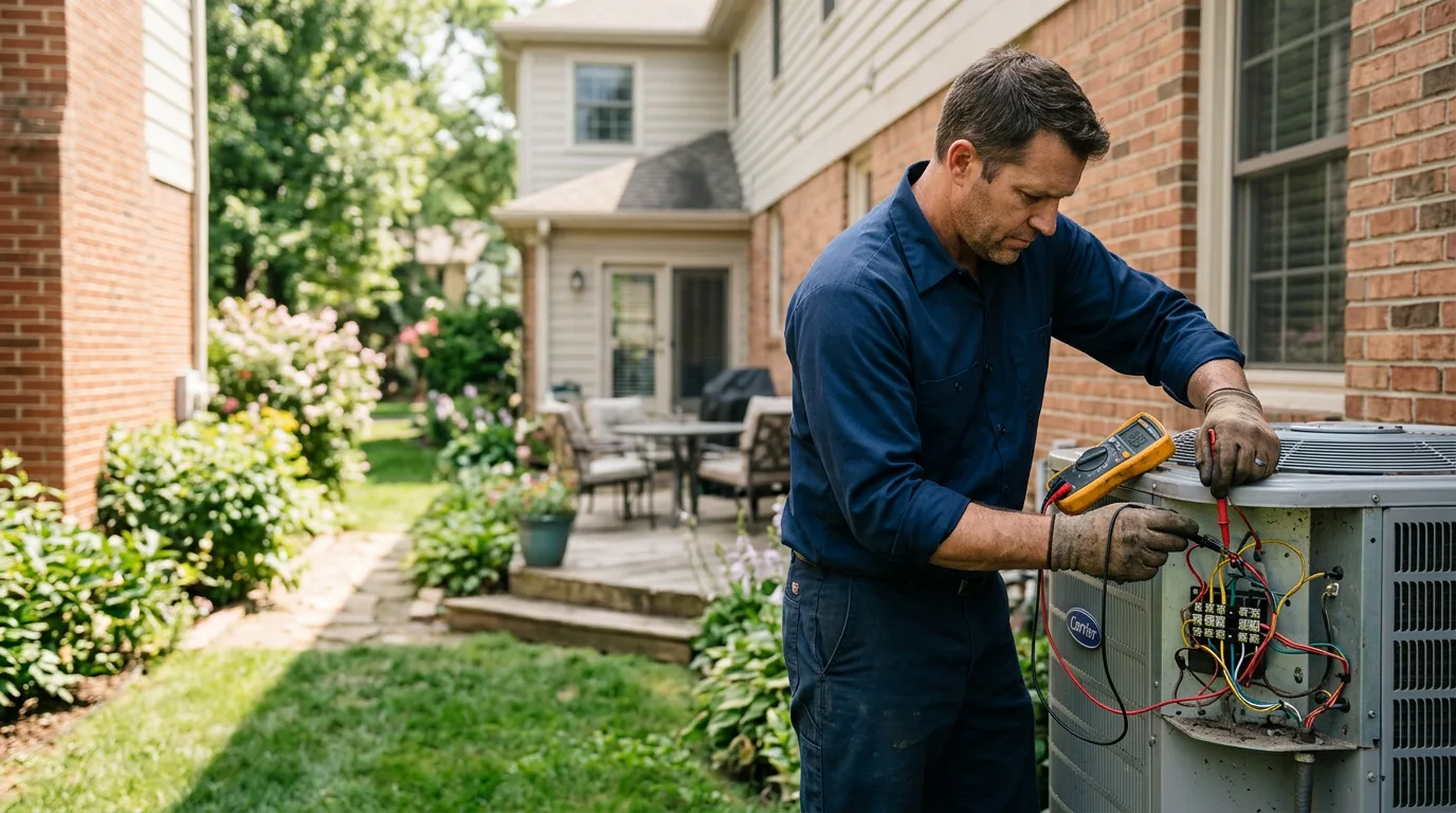 HVAC technician working near Laurel Hill, FL